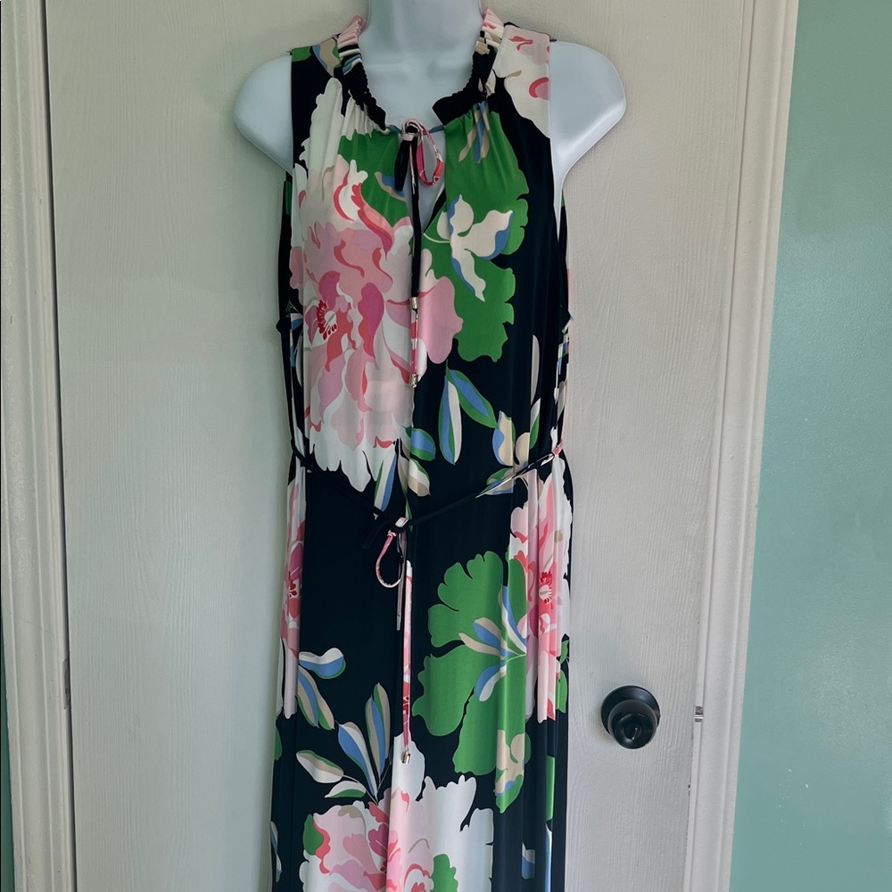 Tommy Hilfiger Black Floral Maxi Dress
